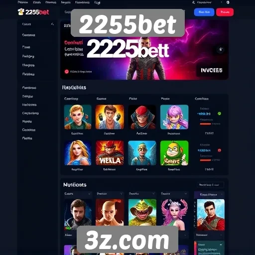 Interface do usuário do 2255bet é intuitiva e acessível
